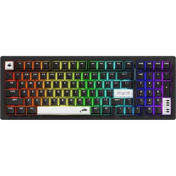 Akko MonsGeek M2 V5 VIA Black Piano Akko Mirror bezdrôtová herná klávesnica (US) čierna - Klávesnice - Hlavný obrázok