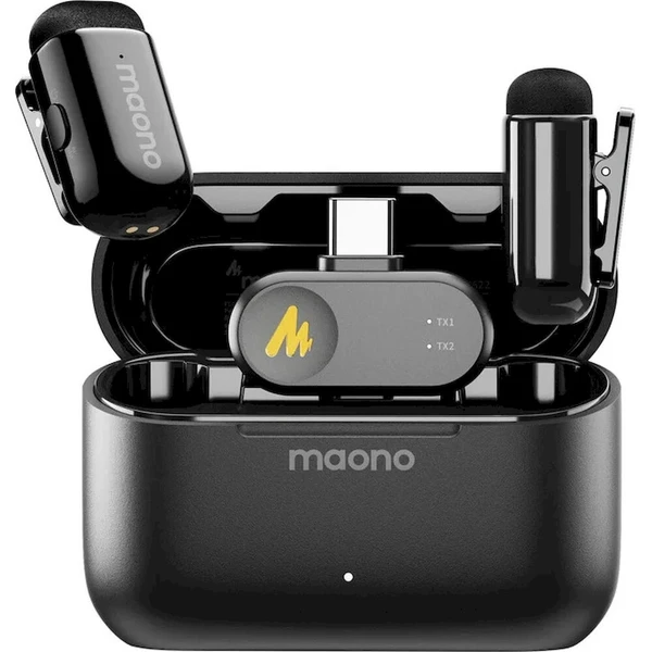 Maono WM622 PC2 bezdrátové klopové mikrofony USB-C - Mikrofóny - Hlavný obrázok