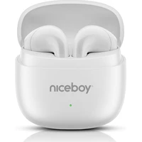 Niceboy Beans 5 POP bezdrôtová slúchadlá biela - Slúchadlá