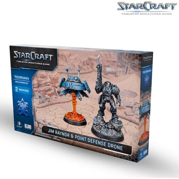 StarCraft The Miniatures Game - Jim Raynor (Raynors Raiders) - Terran - Hero Expansion Set - EN - Stolové hry - Hlavný obrázok