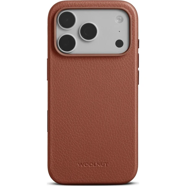 Woolnut MagSafe kožený kryt iPhone 18 Pro hnědý - Puzdra - Obrázok d_5a26e2238efe4e009b527eaa61cd7c63