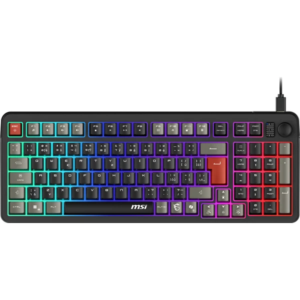 MSI FORGE GK110 herná klávesnica (CZ/SK) čierna - Klávesnice - Hlavný obrázok
