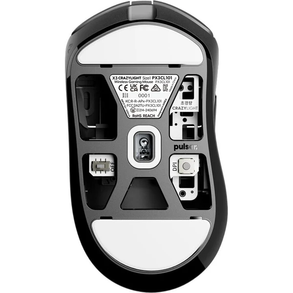 Pulsar X3 CrazyLight Mini bezdrôtová herná myš čierna - Myši - Obrázok d_5a7f2697694d41698b5f79611f740b65