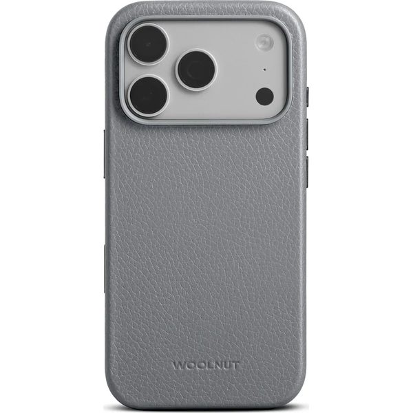 Woolnut MagSafe kožený kryt iPhone 18 Pro šedý - Puzdra - Obrázok d_5a8a5c0cb001472f8f17b576ee8cee6a
