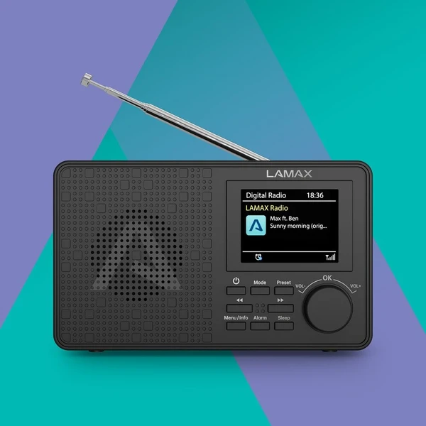LAMAX RadioVox1 DAB rádio čierne - Rádiomagnetofóny - Obrázok d_5ad02b7770e14c73a8bc6b4fed86d064
