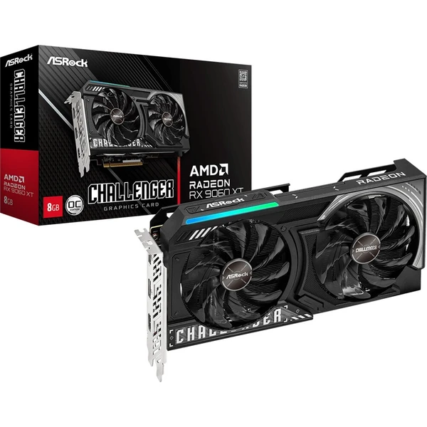 ASRock VGA AMD Radeon RX 9060 XT Challenger 8GB OC - Grafické karty - Obrázok d_5af392954c9e41a7af000b02ce657188