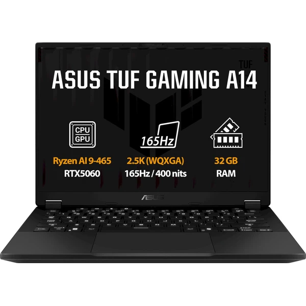 ASUS TUF Gaming A14 (FA401GM-RG010Z) RTX 5060 šedý - Notebooky - Hlavný obrázok