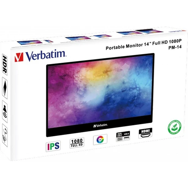 Verbatim PM-14-FHD prenosný monitor 14" - Monitory - Obrázok d_5bbfe98fe4d546ca9abdf775ee804bba