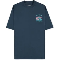Tričko Pokémon - Navy Vaporeon (Voľný strih) L - Tričká