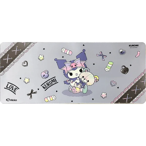 Akko x Kuromi podložka pod myš a klávesnicu - Podložky - Hlavný obrázok