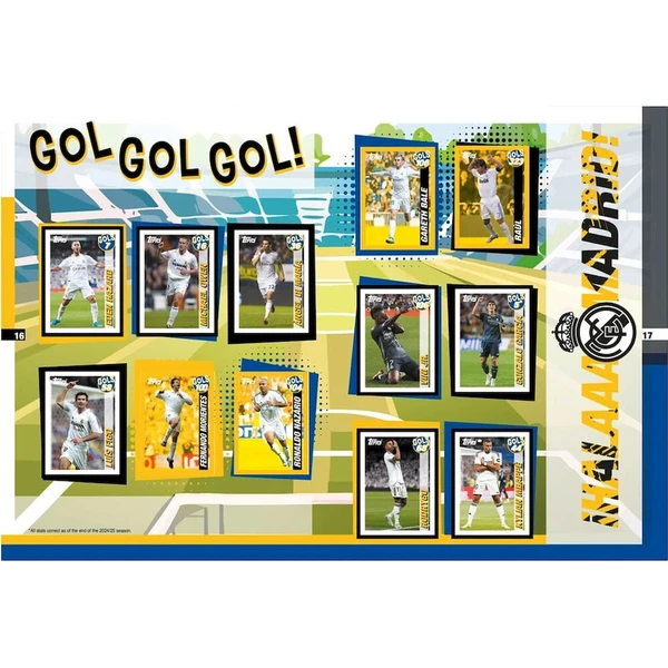 Topps futbalové nálepky Real Madrid 2025/2026 – Album Complete Set - Zberateľské karty a nálepky - Obrázok d_5c2066dfea5f462a8d10e1db4a44fb8c