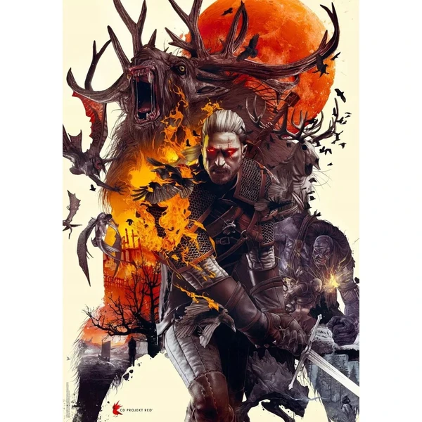 Gaming Puzzle: The Witcher (Wiedźmin) Monsters (1000) - Puzzle - Obrázok d_5c96b252abd74b7f9b5c624771b315cf
