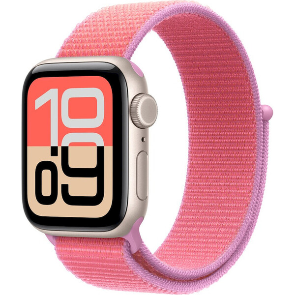 E-shop Apple Watch 41/40/38mm guavovo ružový pretkávaný športový remienok