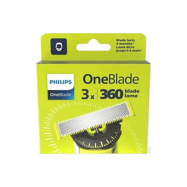 Philips výměnné břity 360 pro Philips OneBlade (3ks) - Náhradné diely - Obrázok d_5d2d73562d804236a089be21dcfbf7ce