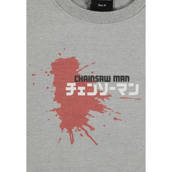 Mikina Difuzed Chainsaw Man – Power Grey Melange L - Mikiny a svetre - Obrázok d_5d93ad110b624cfc930cb9ac2866cd35