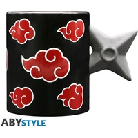 Hrnček 3D Naruto Shippuden - Shuriken Akatsuki 460 ml - Hrnčeky