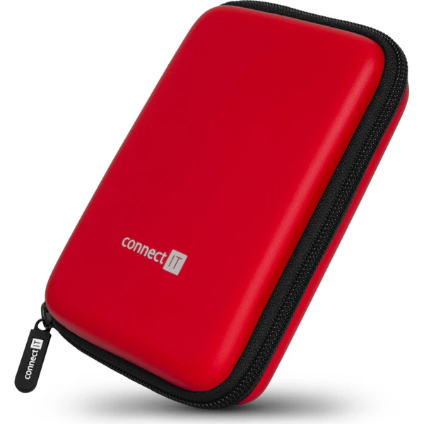 CONNECT IT HardShellProtect pevné škrupinové ochranné puzdro na 2,5" HDD červené - Puzdra - Hlavný obrázok