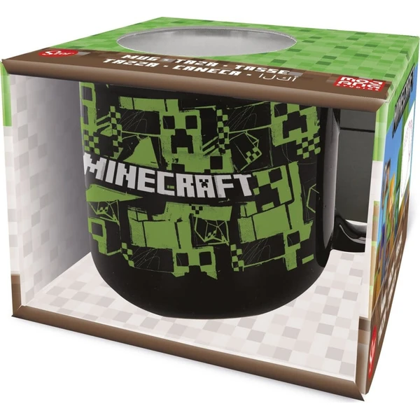 Hrnček Minecraft - Iconic Mono 400 ml - Hrnčeky - Hlavný obrázok