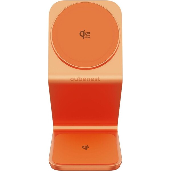 Cubenest SQ314 Qi2.2 (MagSafe) 3v1 nabíjačka (35W) oranžová - Nabíjačky - Obrázok d_5dda3f2346314b0bbd419ac22b83de6c