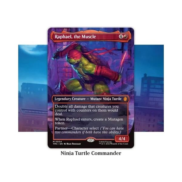 Magic: The Gathering - Teenage Mutant Ninja Turtles Commander Balík: Turtle Power! - MTG karty - Obrázok d_5dda89a95d9640c2a8eac3c746d7e083