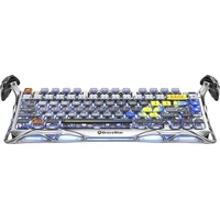 GravaStar Mercury K1 Pro Interstellar Silver herná klávesnica - Klávesnice