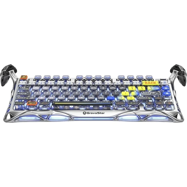 GravaStar Mercury K1 Pro Interstellar Silver herná klávesnica - Klávesnice - Hlavný obrázok