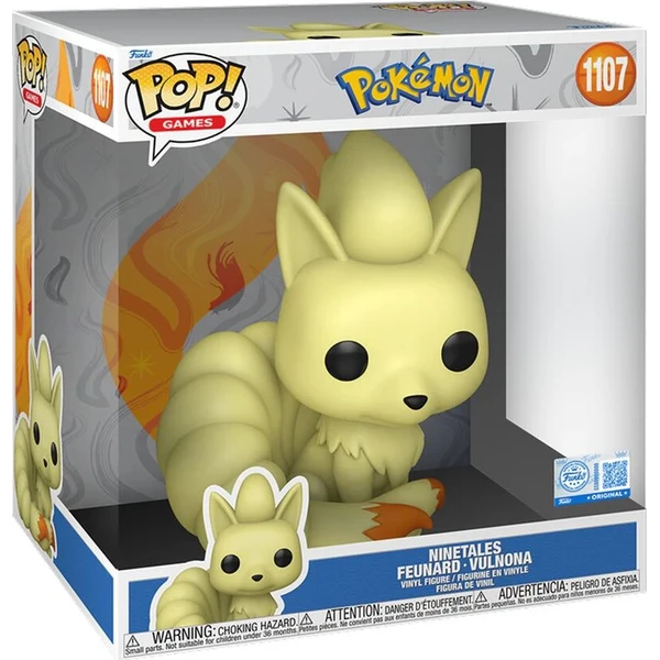 Funko POP! #1107 Jumbo Games: Pokémon - Ninetales 25 cm - Funko POP! - Obrázok d_5e62b7c4e5fd42e684c209883b42b5c2