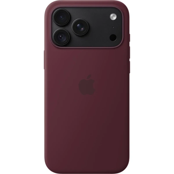 iPhone 18 Pro Max Silicone Case with MagSafe - Burgundy - Puzdra - Obrázok d_5eb65c717219443c9fe7571edd80b474