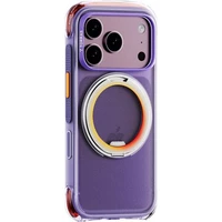 Torras Ostand O3 Air Core MagSafe kryt iPhone 18 Pro Max fialový - Puzdra