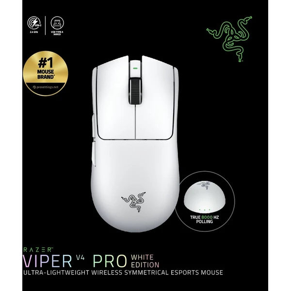 Razer Viper V4 Pro bezdrôtová herná myš biela - Myši - Obrázok d_5faa3652f3b44ef0a18bc77343cbbba1