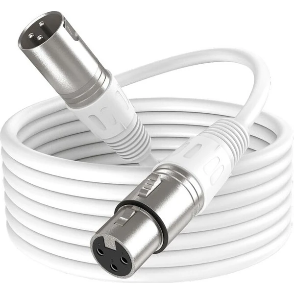 Fifine L9C XLR kábel 1,8m biely - Káble a redukcie - Hlavný obrázok