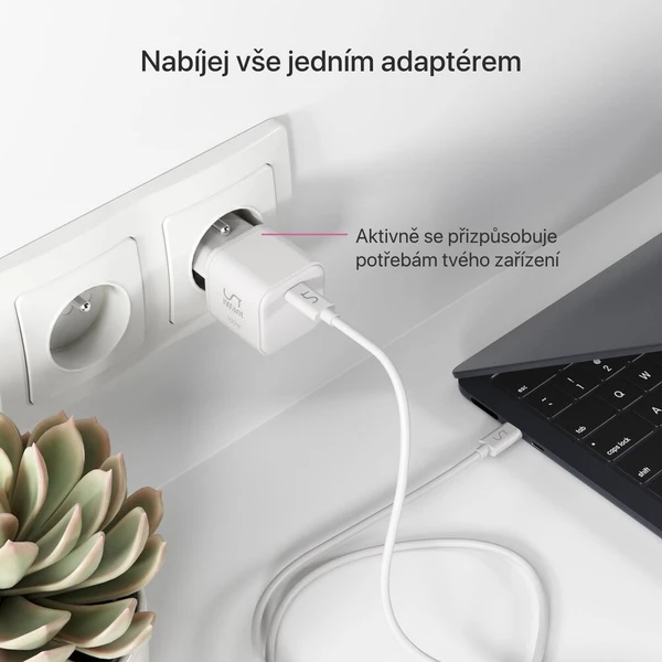 iWant UltraBoost Micro AVS GaN 100W nabíjačka biela - Nabíjačky - Obrázok d_6099e05d947f4874a32e8c29c17a51a0