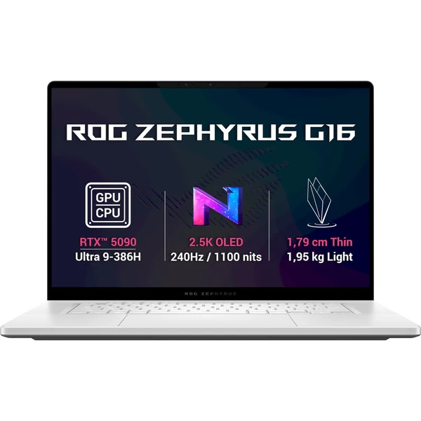 ASUS ROG Zephyrus G16 (GU606AX-TB081WZ) RTX 5090 biely - Notebooky - Hlavný obrázok