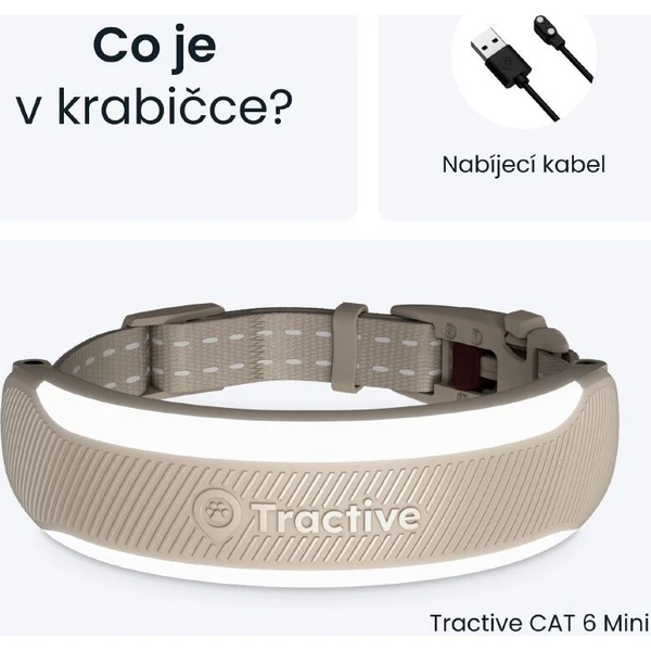 Tractive CAT 6 Mini chytrý GPS lokátor pre mačky hnedý - GPS Moduly  - Obrázok d_613125d8281442d592eb5359641ae379