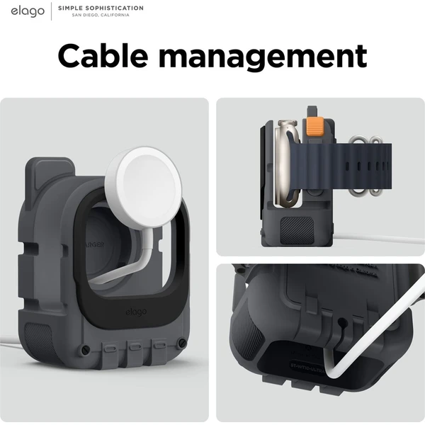ELAGO W10 stojan pre Apple Watch tmavo šedý - Stojany - Obrázok d_61684c6b3f354a72a07a892acbda84a0