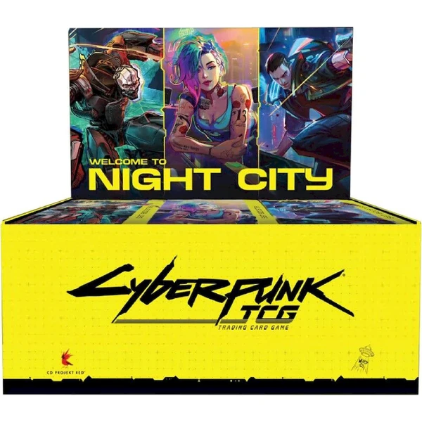 Cyberpunk TCG - Vitajte v Night City Booster Box - Zberateľské karty a nálepky - Hlavný obrázok