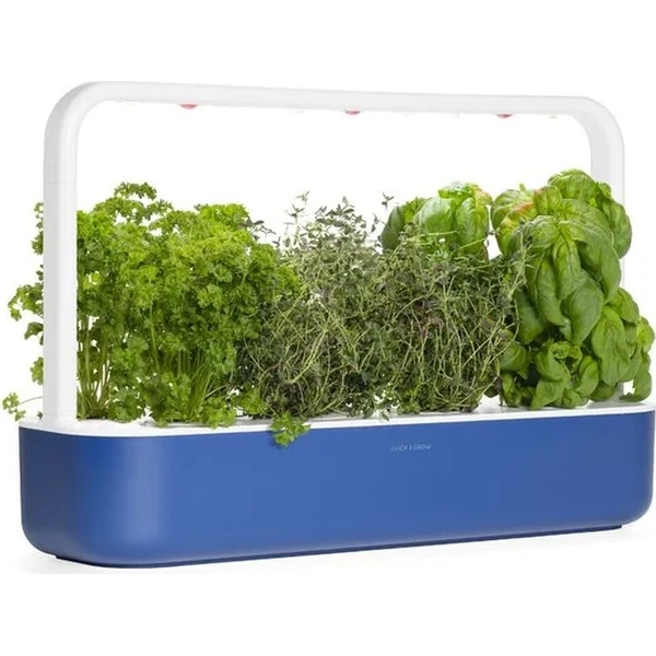 Click and Grow Smart Garden 9 šikovný kvetináč + 9ks kapsúl so semienkami tmavomodrý - Kvetináče - Obrázok d_61f04f8faed148a7994a2daf4f11ca52