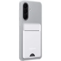 Puzdro na kartu s otvorom Samsung pre Samsung Galaxy A57 svetlosivý - Puzdra
