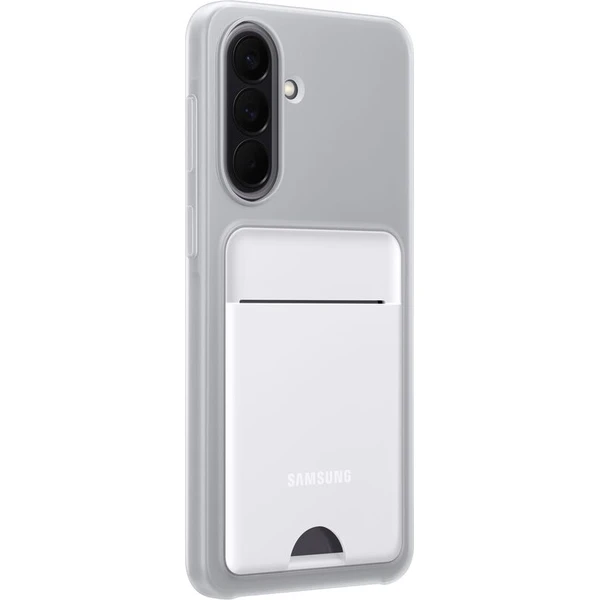 Puzdro na kartu s otvorom Samsung pre Samsung Galaxy A57 svetlosivý - Puzdra - Hlavný obrázok