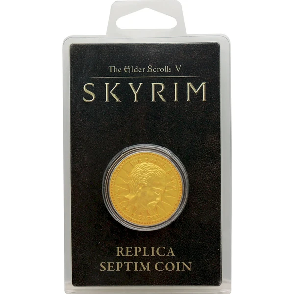 Zberateľská minca Fanattik The Elder Scrolls - Coin Septim Mity Gold Edition - Mince - Obrázok d_61f6242f882542d6ba055681f7f9d0a3