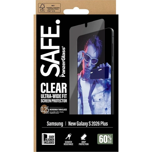 PanzerGlass® SAFE sklo s instalačným rámčekom Samsung Galaxy S26+ - Ochranné fólie a sklo - Obrázok d_620e28760b284c909948c65daf021315