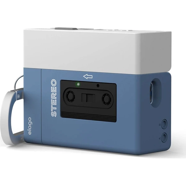 ELAGO Cassette Player puzdro AirPods Pro 3 tmavomodré - Puzdra - Hlavný obrázok