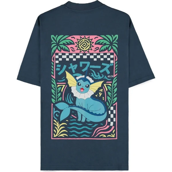 Tričko Pokémon - Navy Vaporeon (Voľný strih) XL - Tričká - Obrázok d_629dd29e16c741558ad757a5fa2c67bd