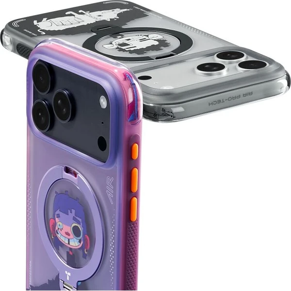 Torras Ostand Q3 Air Gawx Limited MagSafe kryt iPhone 17 Pro Max Neon night muse - Puzdra - Obrázok d_62a7fc80a6b6451ca434b9f04e17217d