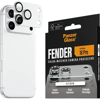 PanzerGlass FENDER hliníková ochrana fotoaparátu iPhone 18 Pro Silver - Ochranné fólie a sklo