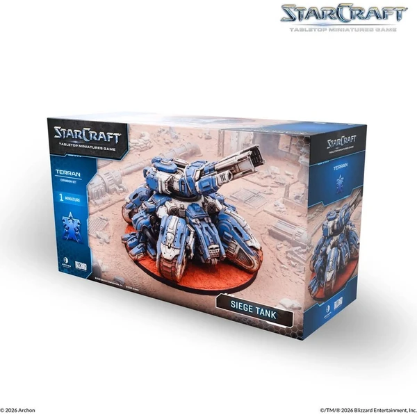 StarCraft The Miniatures Game - Siege Tank - Terran - Expansion Set - EN - Stolové hry - Hlavný obrázok