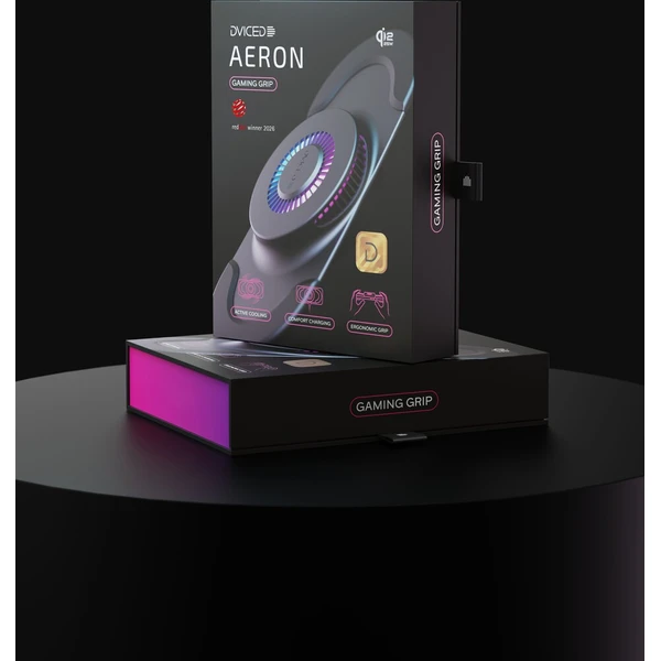 Dviced AERON GRIP Gaming Qi2.2/MagSafe nabíjecí herní držák s aktivním chlazením černý - Nabíjačky - Obrázok d_62f0391bce9c437a907bdb5759068ea1