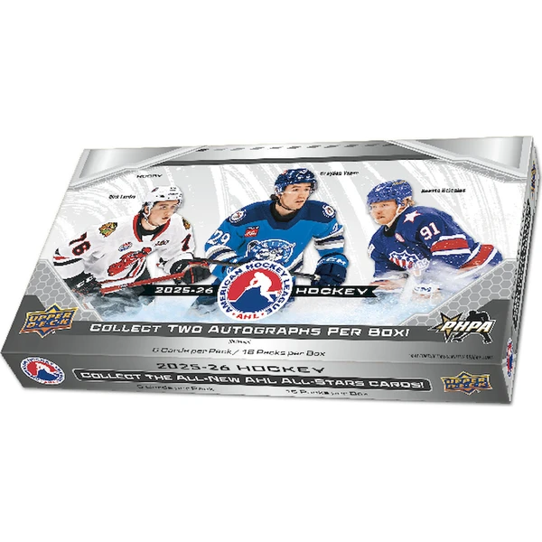 Hokejové karty 2025-26 Upper Deck AHL Hockey Hobby Box - Hokejové karty - Hlavný obrázok