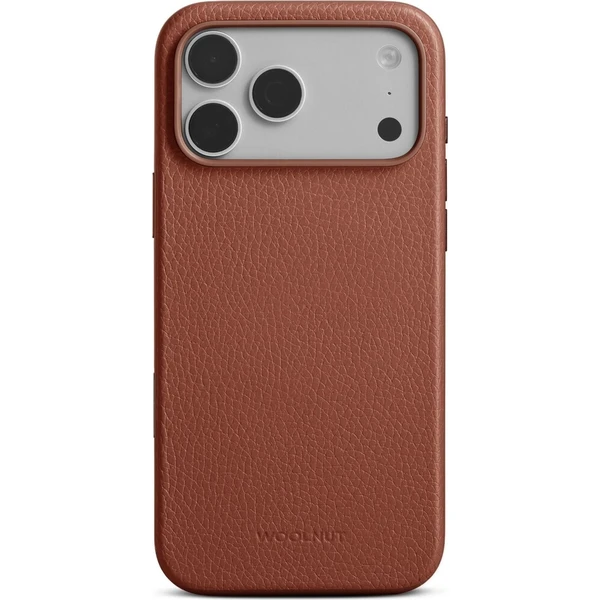 Woolnut MagSafe kožený kryt iPhone 18 Pro Max hnědý - Puzdra - Obrázok d_636b9192750e4cbf9473b0562799b1a8