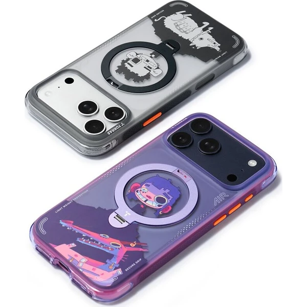 Torras Ostand Q3 Air Gawx Limited MagSafe kryt iPhone 17 Pro Neon night muse - Puzdra - Obrázok d_64259a8548454abf982520f7314c0d96